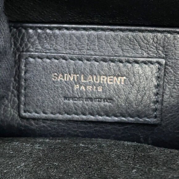SAINT LAURENT PARIS Downtown Cabas 2-Way Handbag Crocodile Embossed Leather/... - Picture 3 of 14